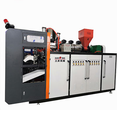Máquina de moldear hidráulica L/D 25/1 de ISO9001 PE el soplar de 2 cavidades PE